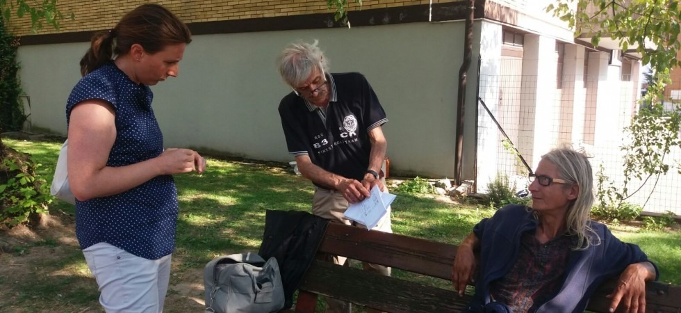 Giovanni, sei mesi su una panchina aiutato dalla Clarina a vivere
